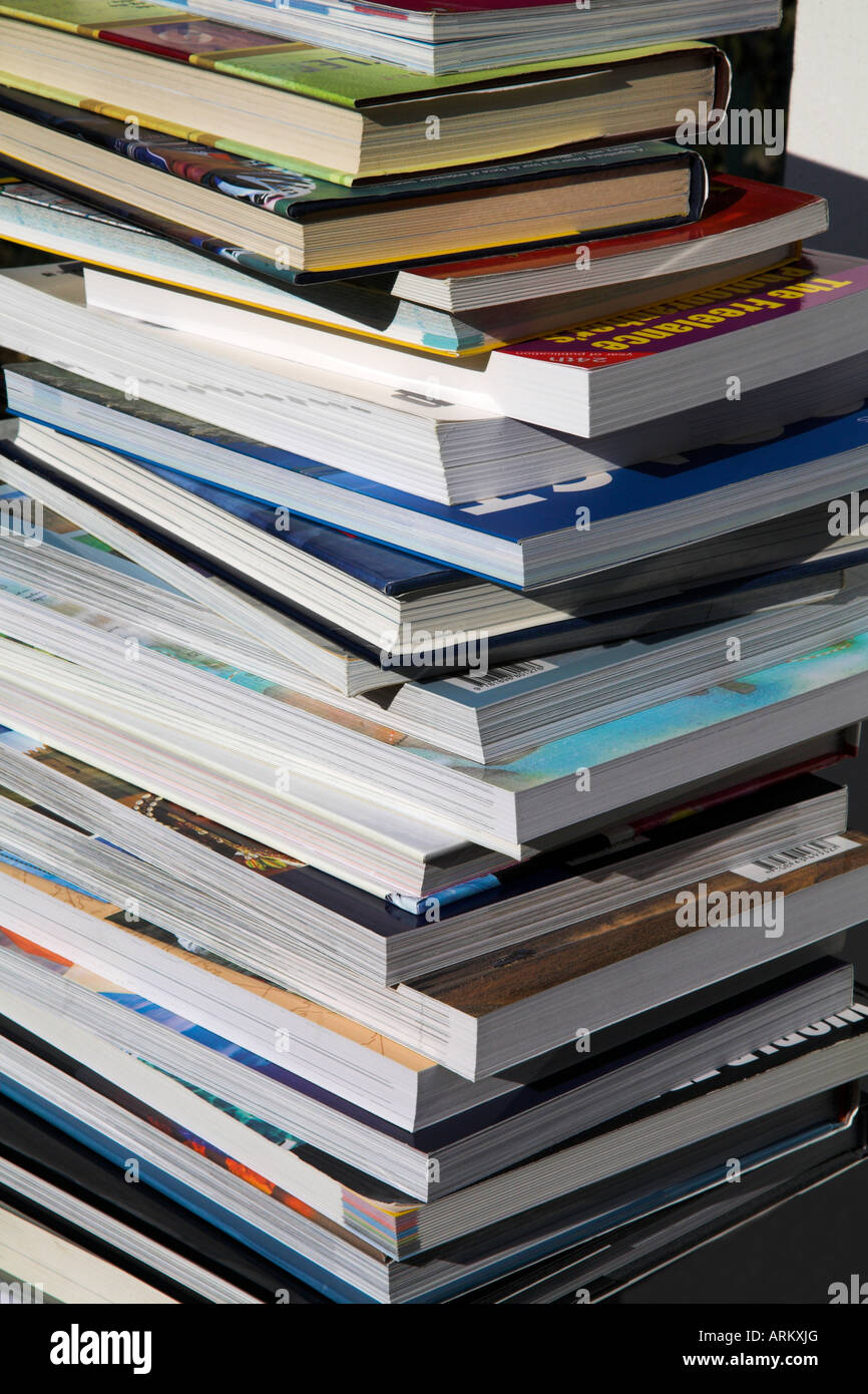Pile of books Stock Photo
