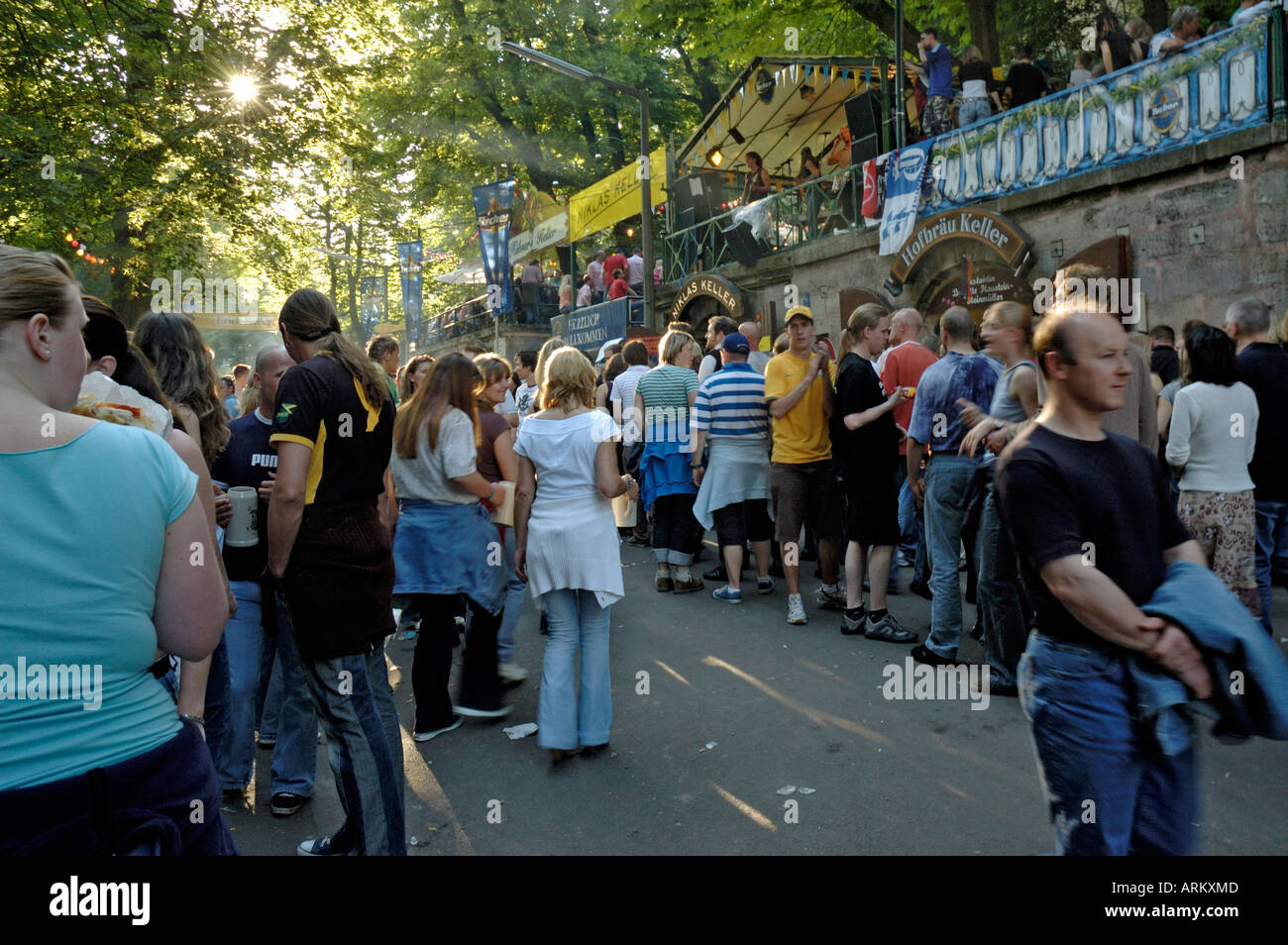 Worlds oldest beer festival, Young visitors at the Erlangen Fair
