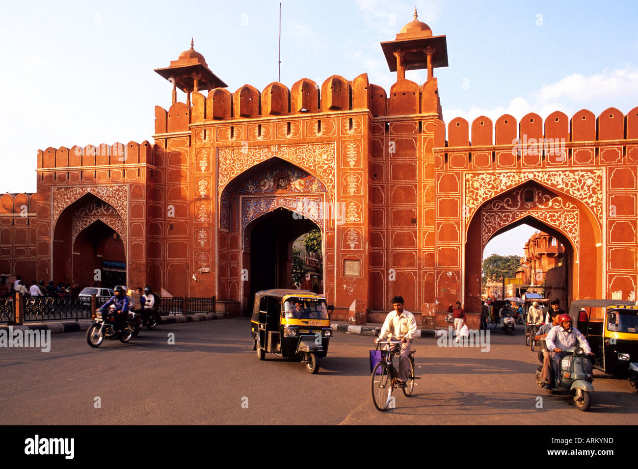 Sanganeri Gate, Jaipur, Rajasthan, India Stock Photo