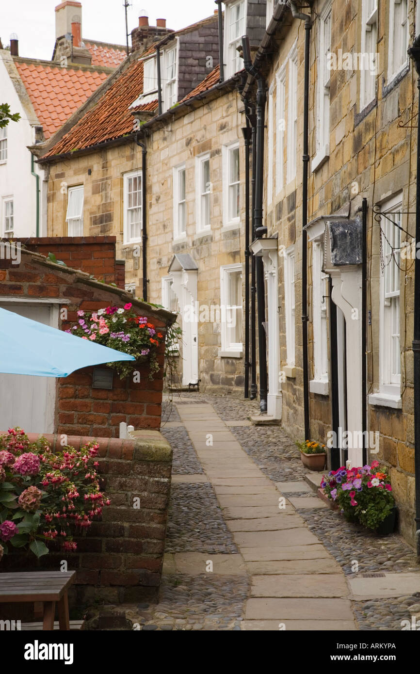 Terraced Houses in "Chapel Street" in Old Bay part of "Robin Hood's Bay