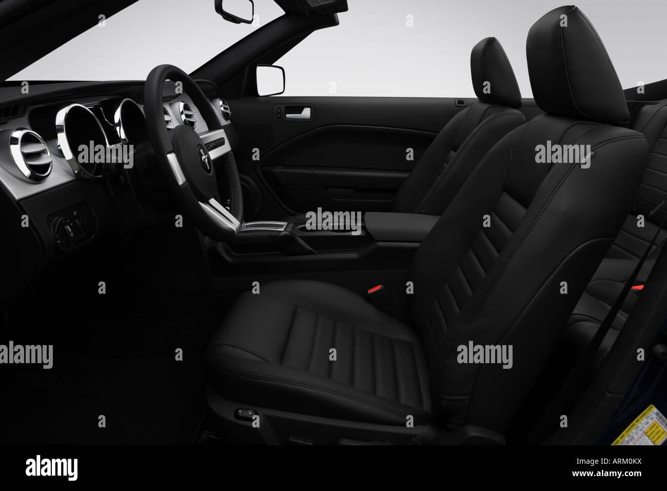 2008 Ford Mustang Gt Premium In Blue Front Seats Stock