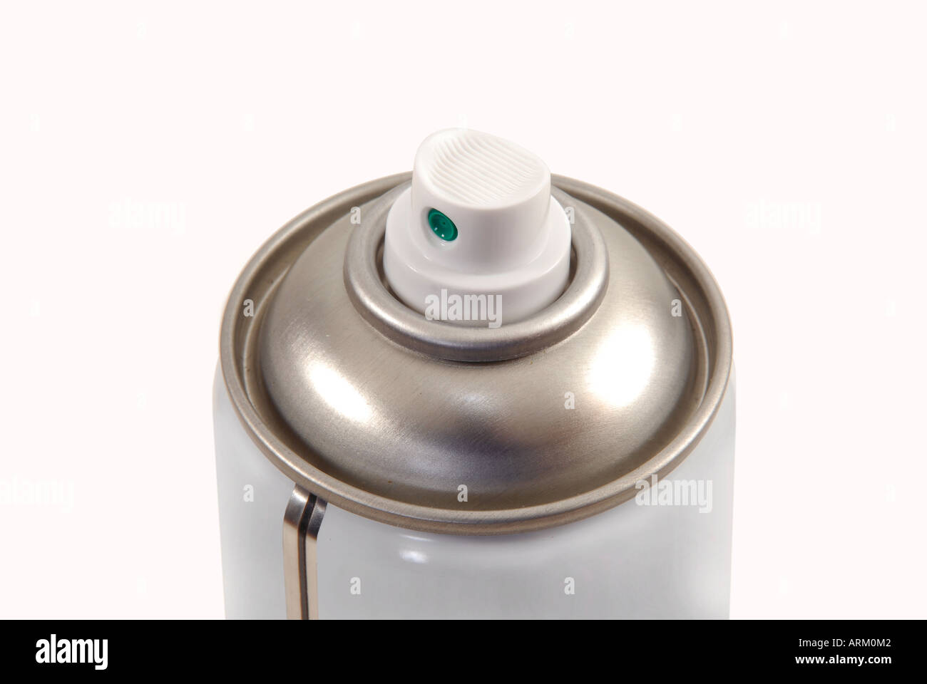 Close up of aerosol can nozzle Stock Photo Alamy