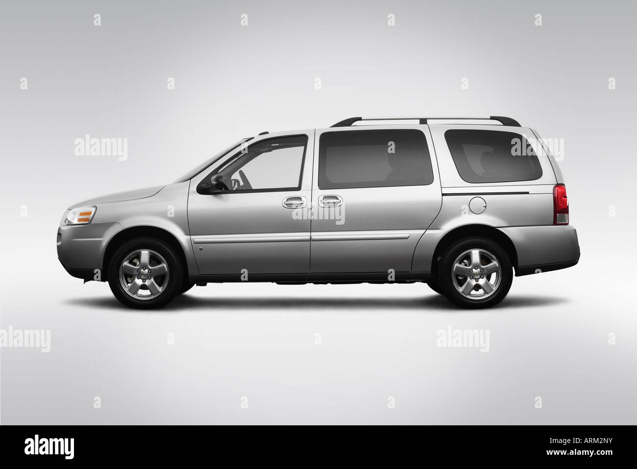 2008 Chevrolet Uplander LT in Silver - Drivers Side Profile Stock Photo