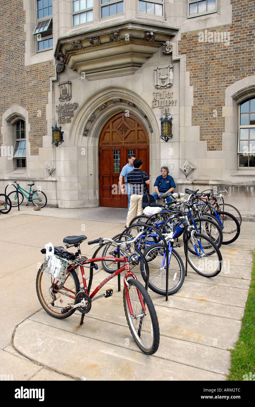 John Cushing Hall of Engineering at the University of Notre Dame campus at South Bend Indiana IN Stock Photo
