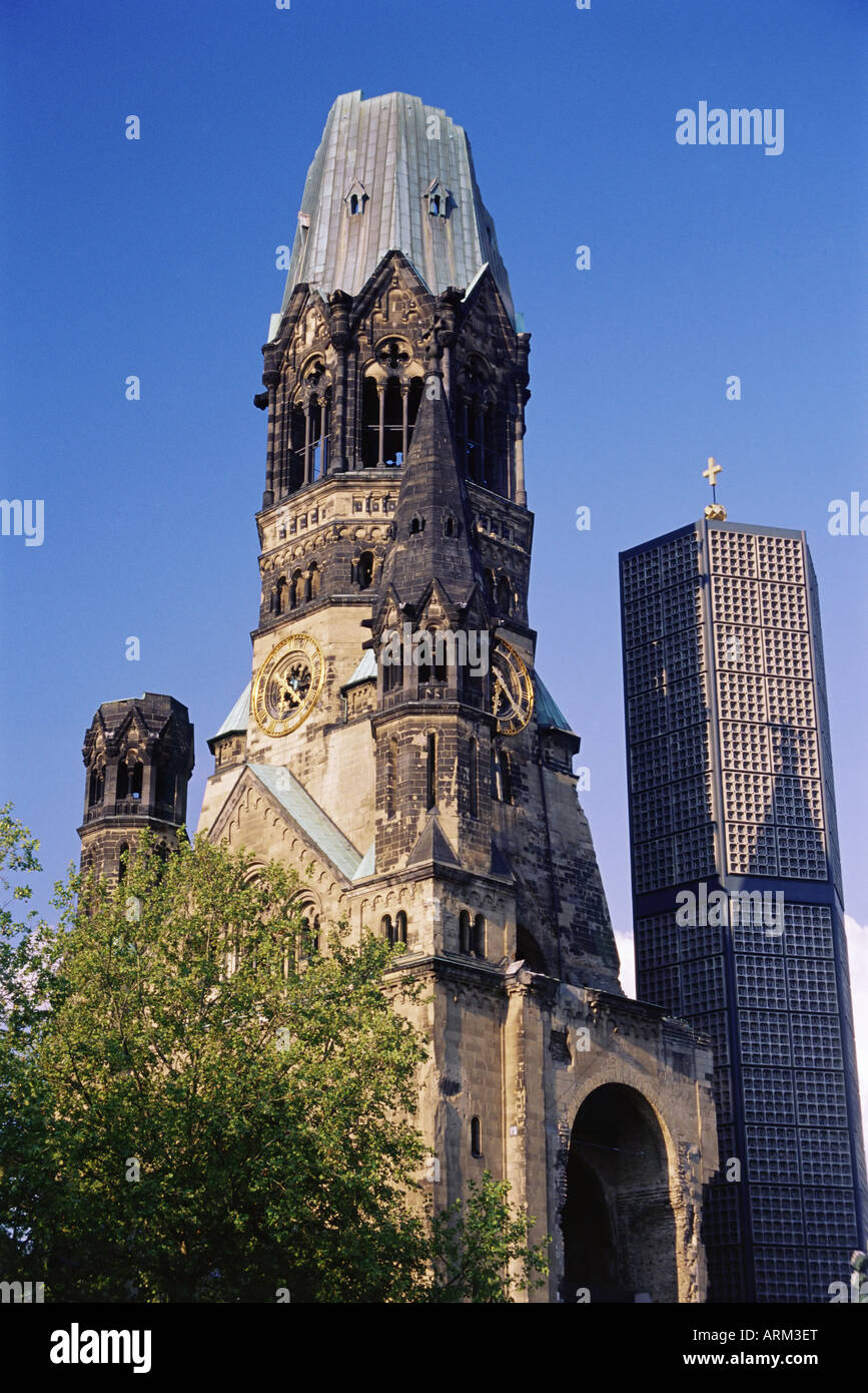 Kaiser-Wilhelm church, Berlin, Germany, Europe Stock Photo