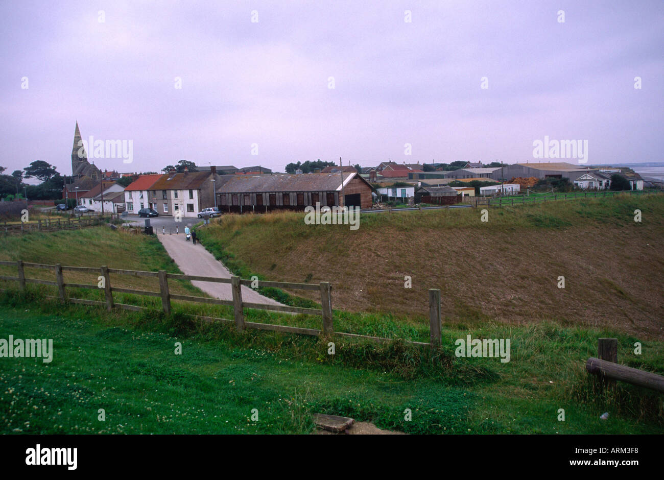 Mappleton village Holderness coast east Yorkshire England Stock Photo