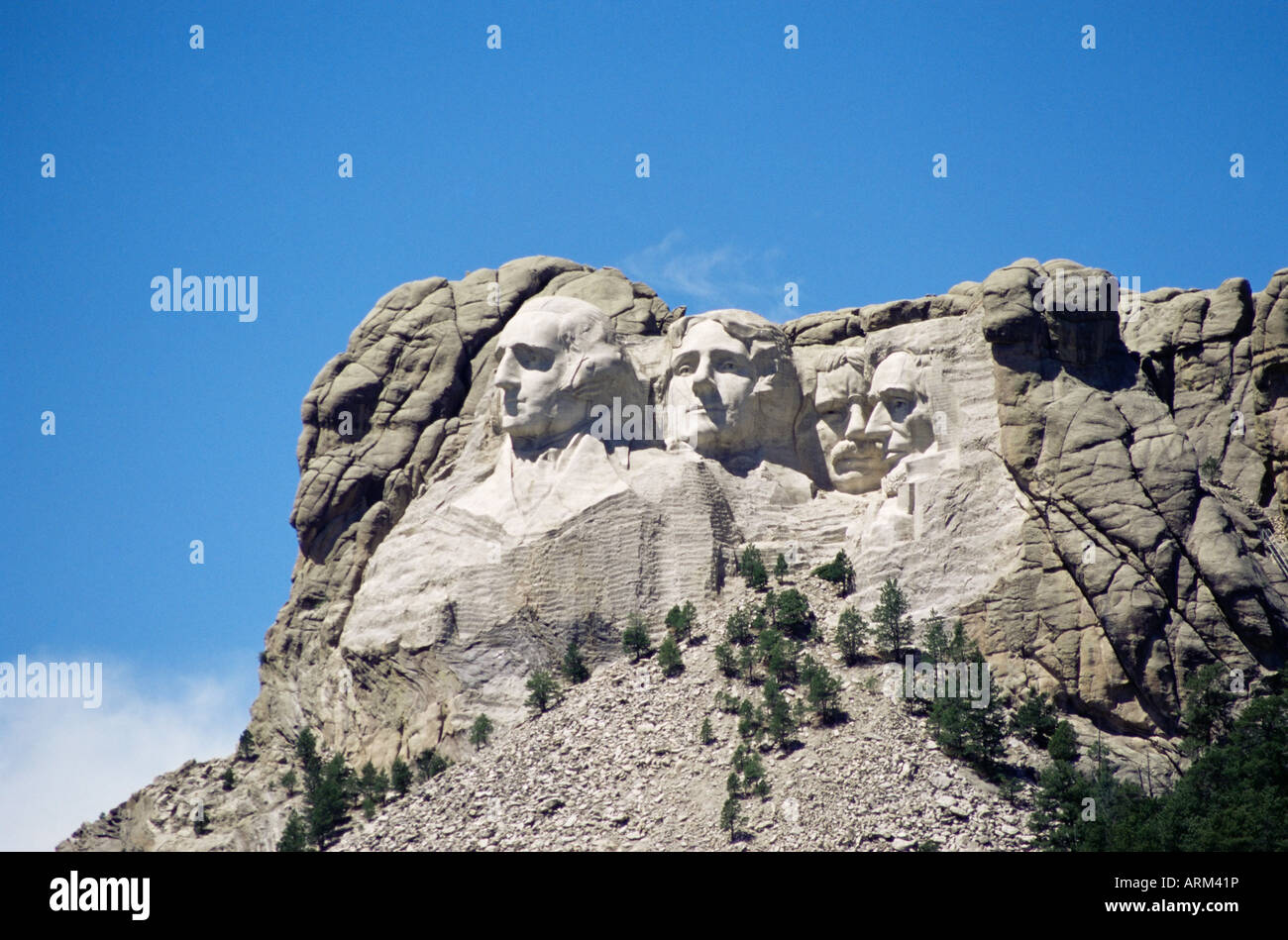 Mount Rushmore National Monument, Black Hills, South Dakota, United States of America, North America Stock Photo