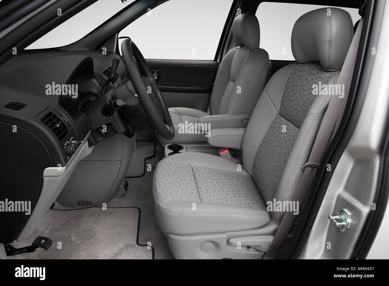 2008 Chevrolet Uplander LT in Silver - Front seats Stock Photo