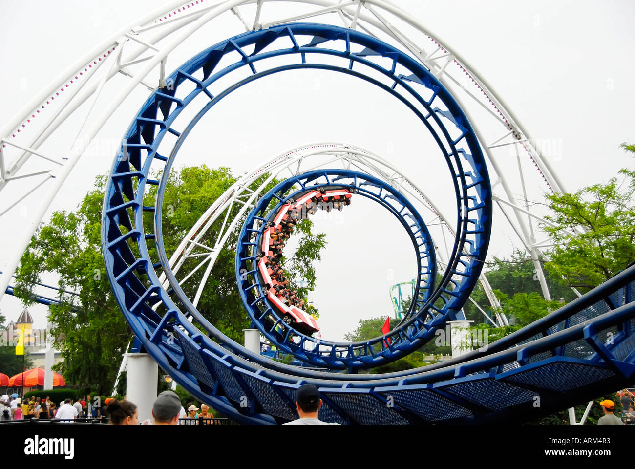 Cedar Point Amusement Park Sandusky Ohio OH Stock Photo