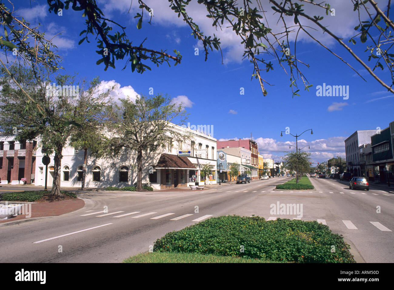Historic Downtown Area of Kissimmee Florida Stock Photo Alamy