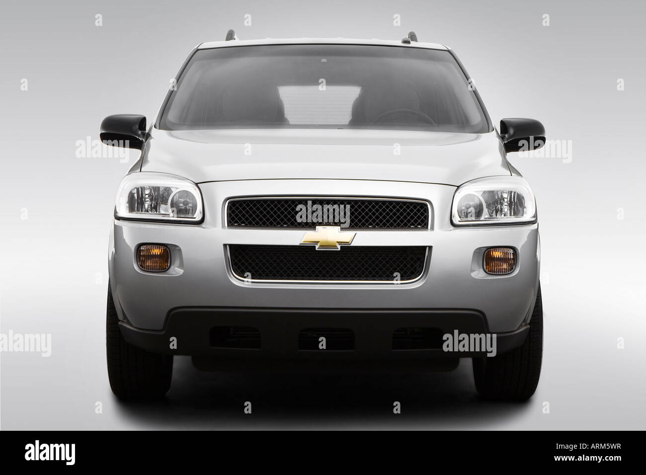 2008 Chevrolet Uplander LT in Silver - Low/Wide Front Stock Photo