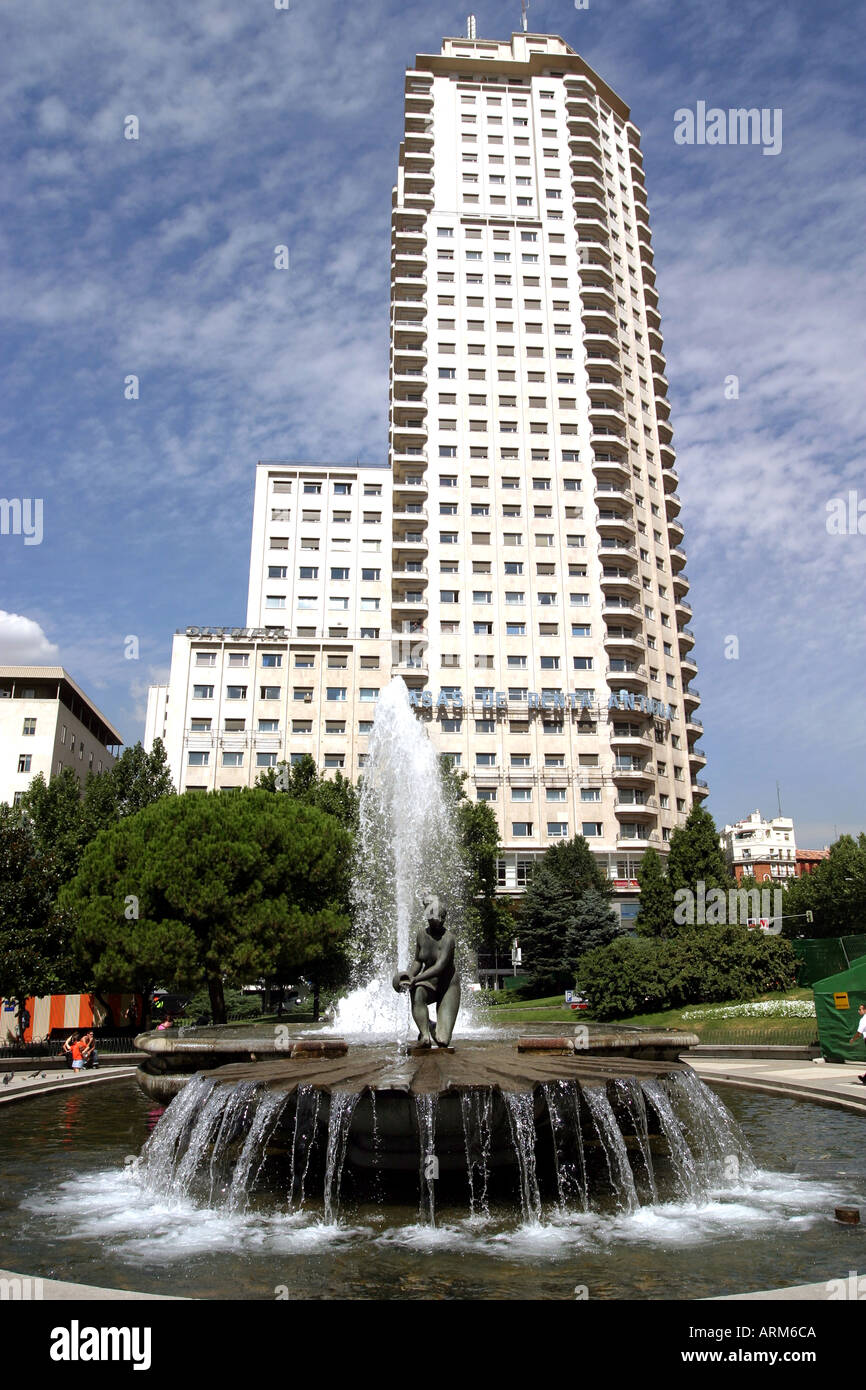 Spain Madrid Plaza de Espana Stock Photo Alamy