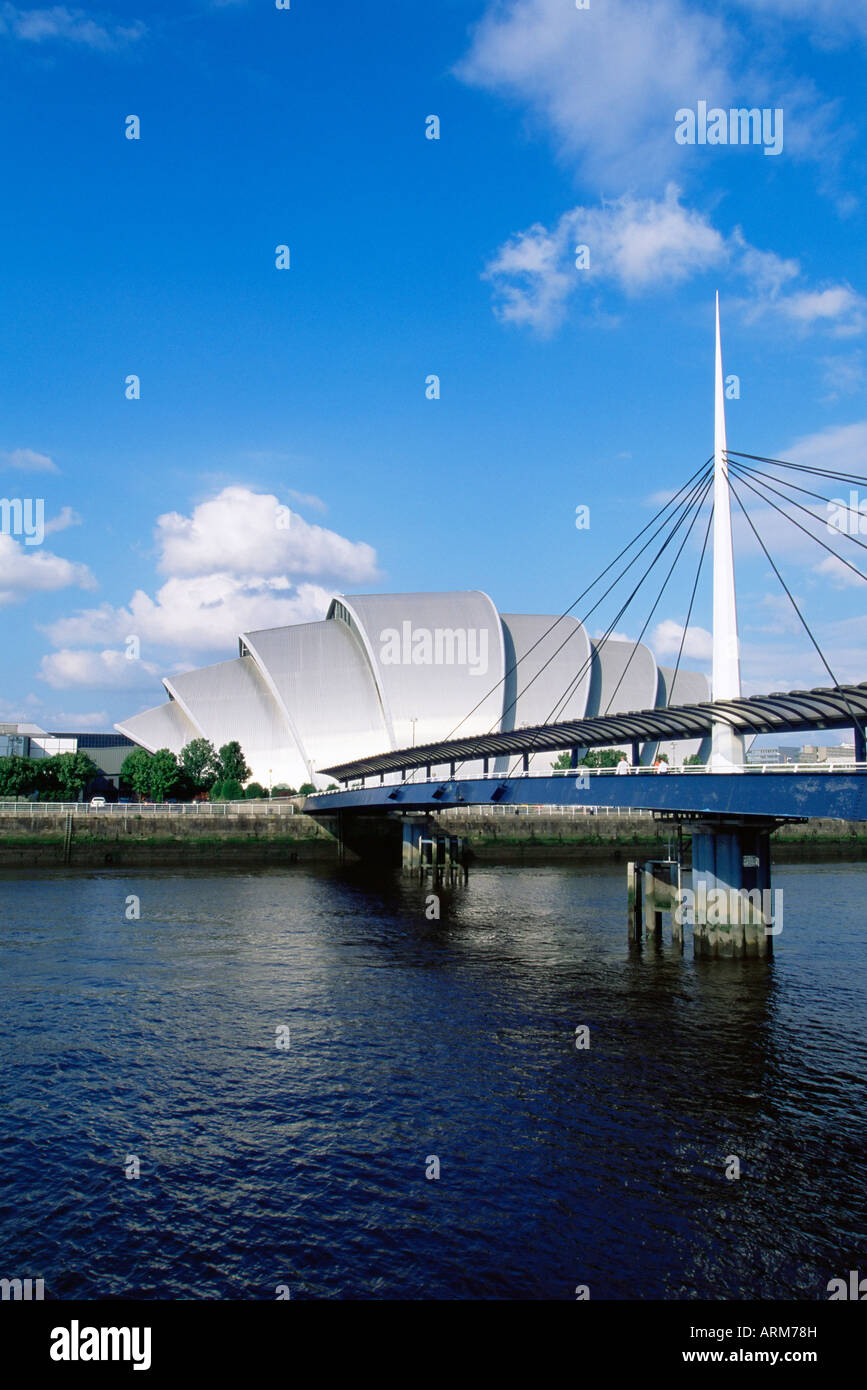 The Clyde Auditorium, by the Exhibition and Conference Centre, designed by Sir Norman Foster, Glasgow, Scotland, UK Stock Photo