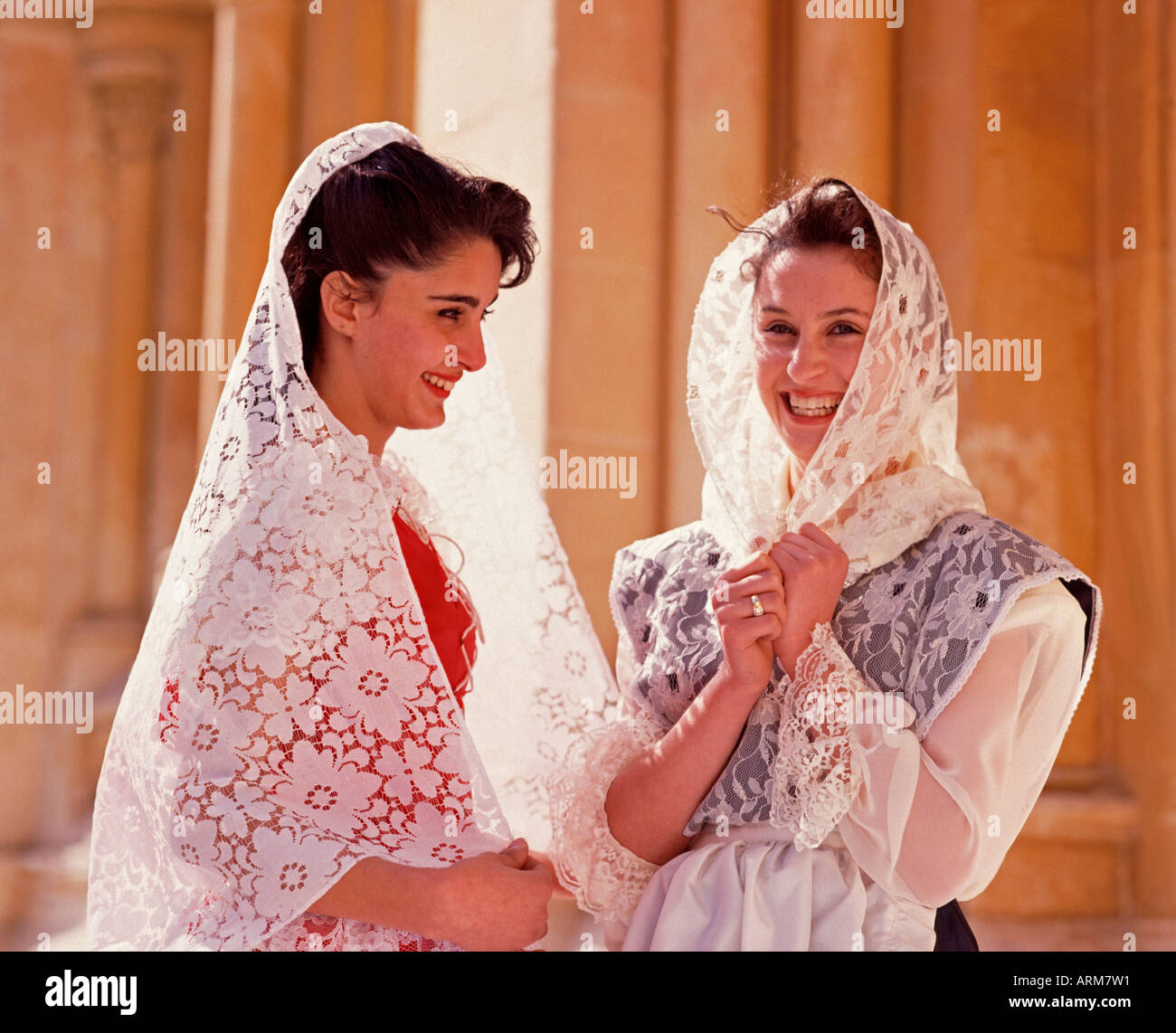 Maltese national dress hires stock photography and images Alamy