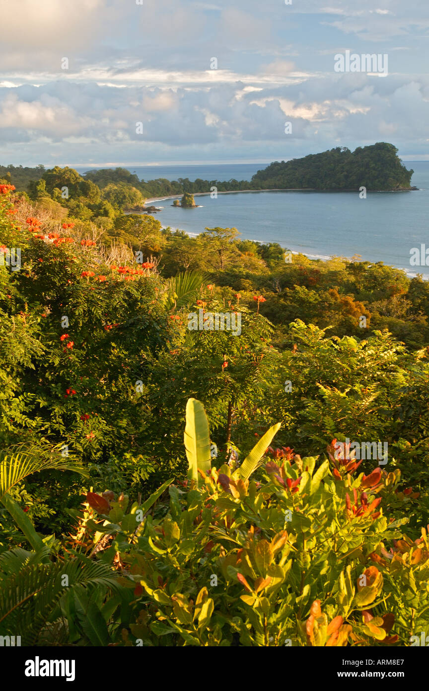 The view of Manuel Antonio National Park s Second Beach and Punta