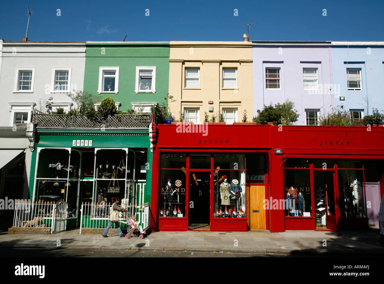 Westbourne Grove in Notting Hill, London Stock Photo Alamy