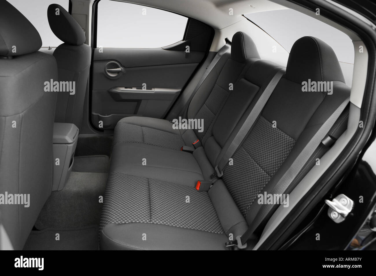 2008 Dodge Avenger Se In Black Rear Seats Stock Photo