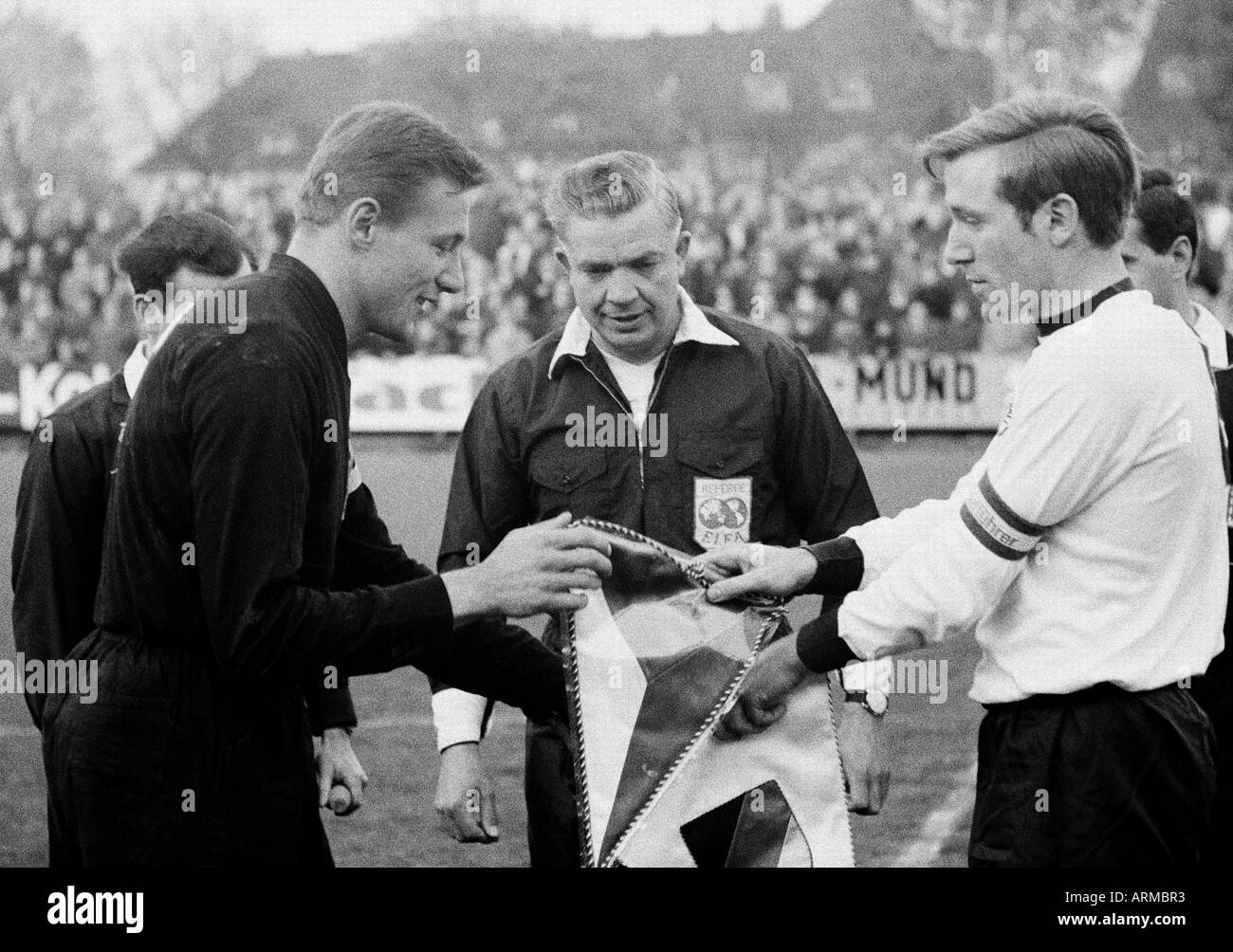 football, international junior match, 1967, Boekelberg Stadium in