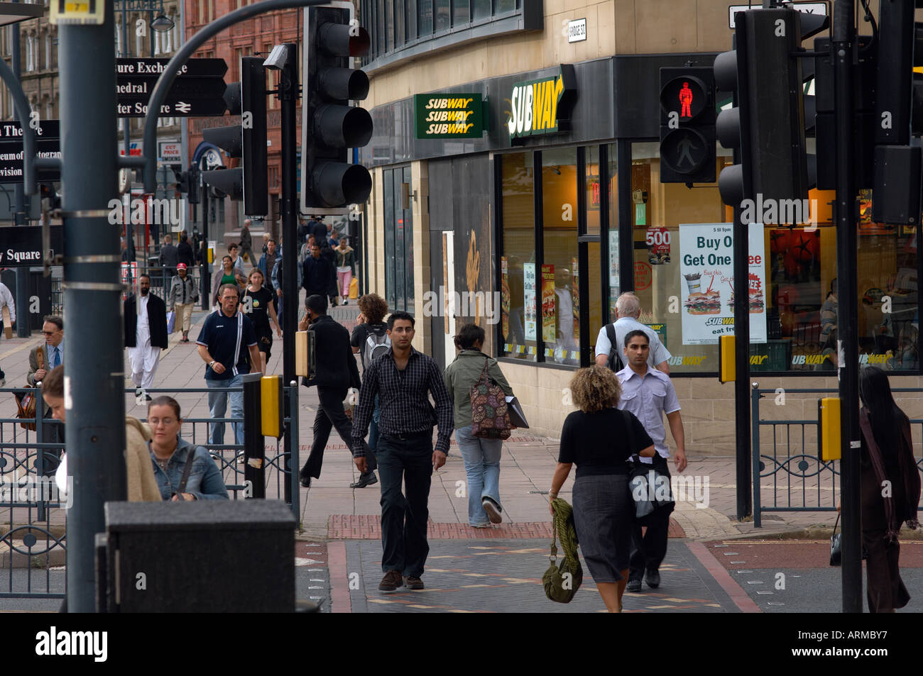 bradford interchange railway and bus coach station west yorkshire Stock