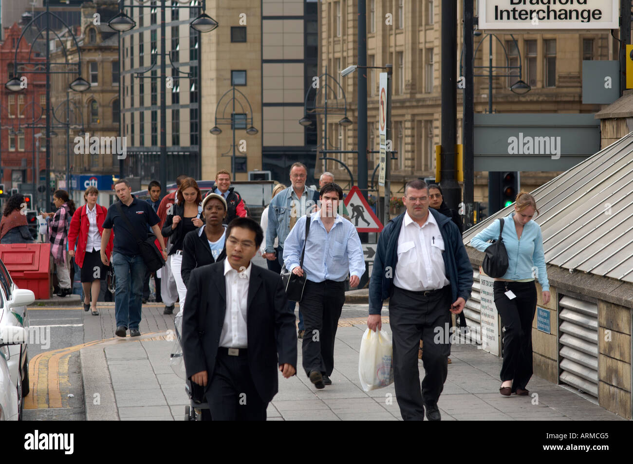 bradford interchange railway and bus coach station west yorkshire Stock Photo