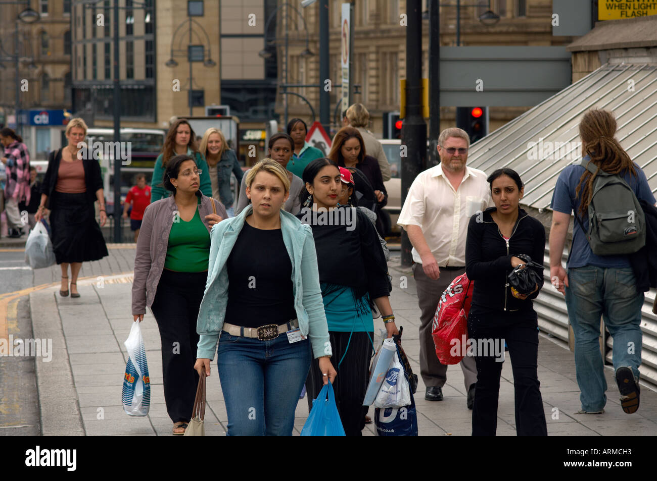 Bradford interchange coach and railway station in Bradford West Yorkshire. Stock Photo