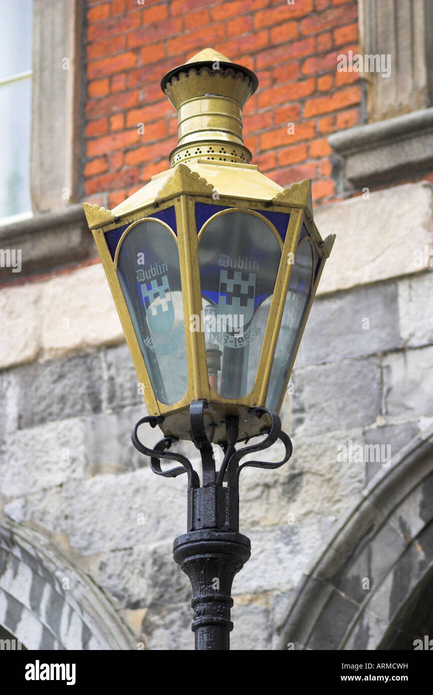 A lamppost at Dublin Castle. Dublin, County Dublin, Ireland Stock Photo Alamy