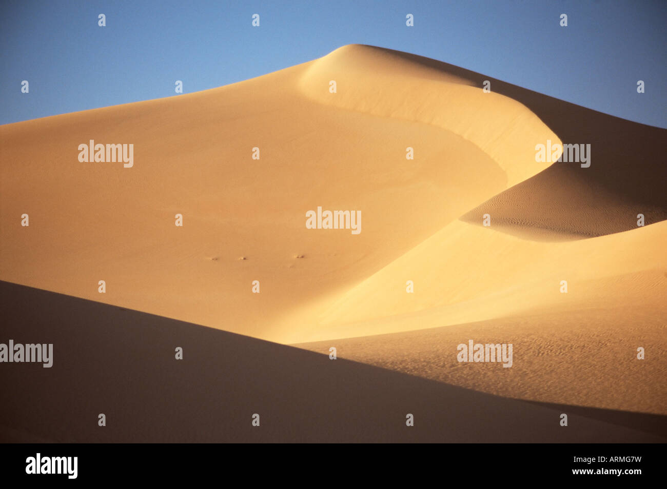 Murzuq Erg, Southwest desert, Libya, North Africa, Africa Stock Photo