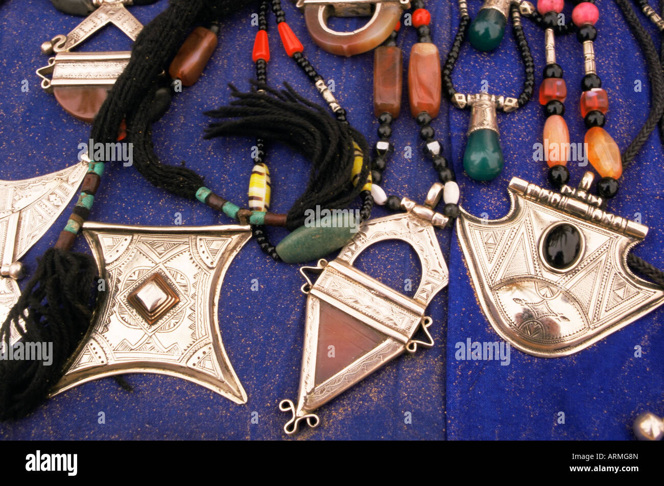 Jewellery, Gioielli Tuareg, Southwest desert, Libya, North Africa, Africa  Stock Photo - Alamy