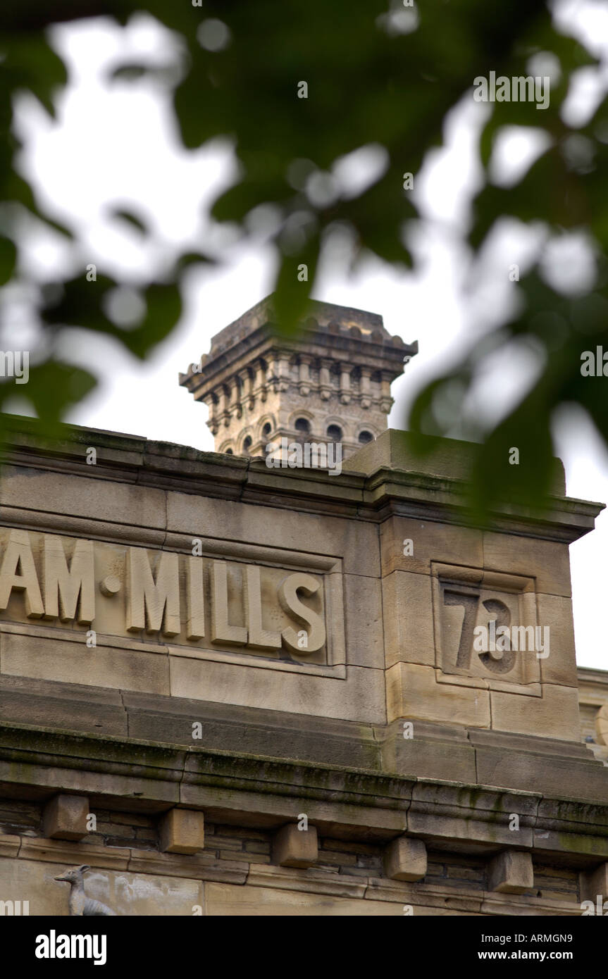 modern urban splash Lister mill apartments Bradford Yorkshire Stock