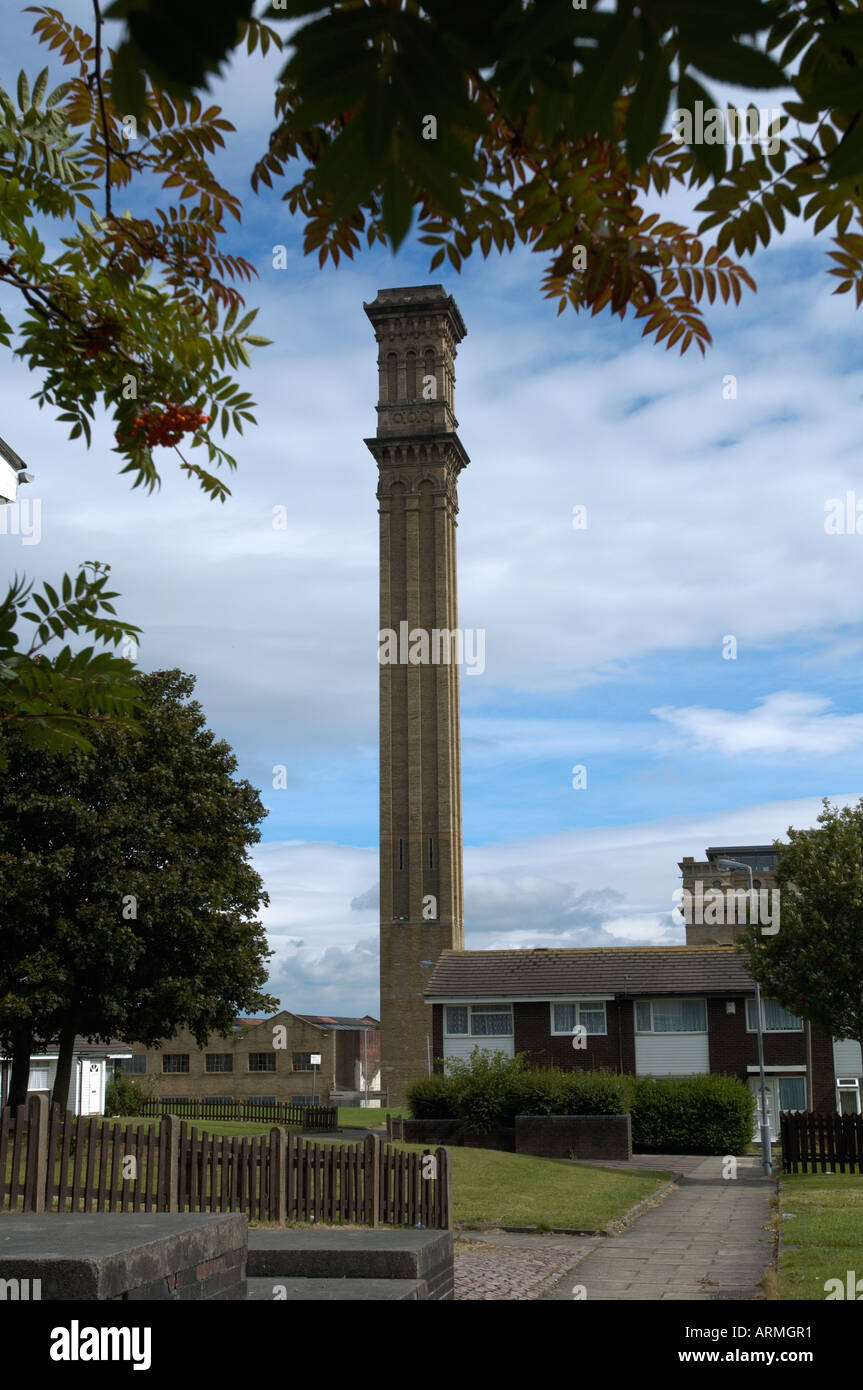 Lister mill apartments Bradford city centre Stock Photo Alamy