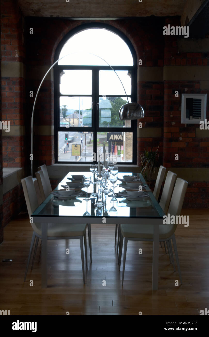 modern urban splash Lister mill apartments Bradford city centre Stock