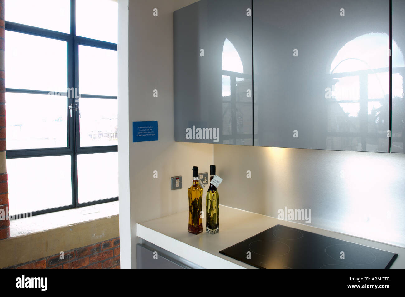 modern urban splash Lister mill apartments Bradford city centre Stock