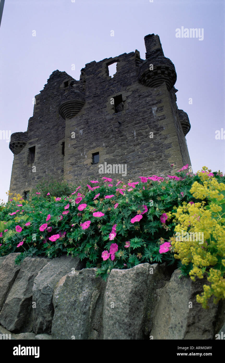 Scalloway castle, dating from the 16th century, Mainland, Shetland Islands, Scotland, United Kingdom, Europe Stock Photo