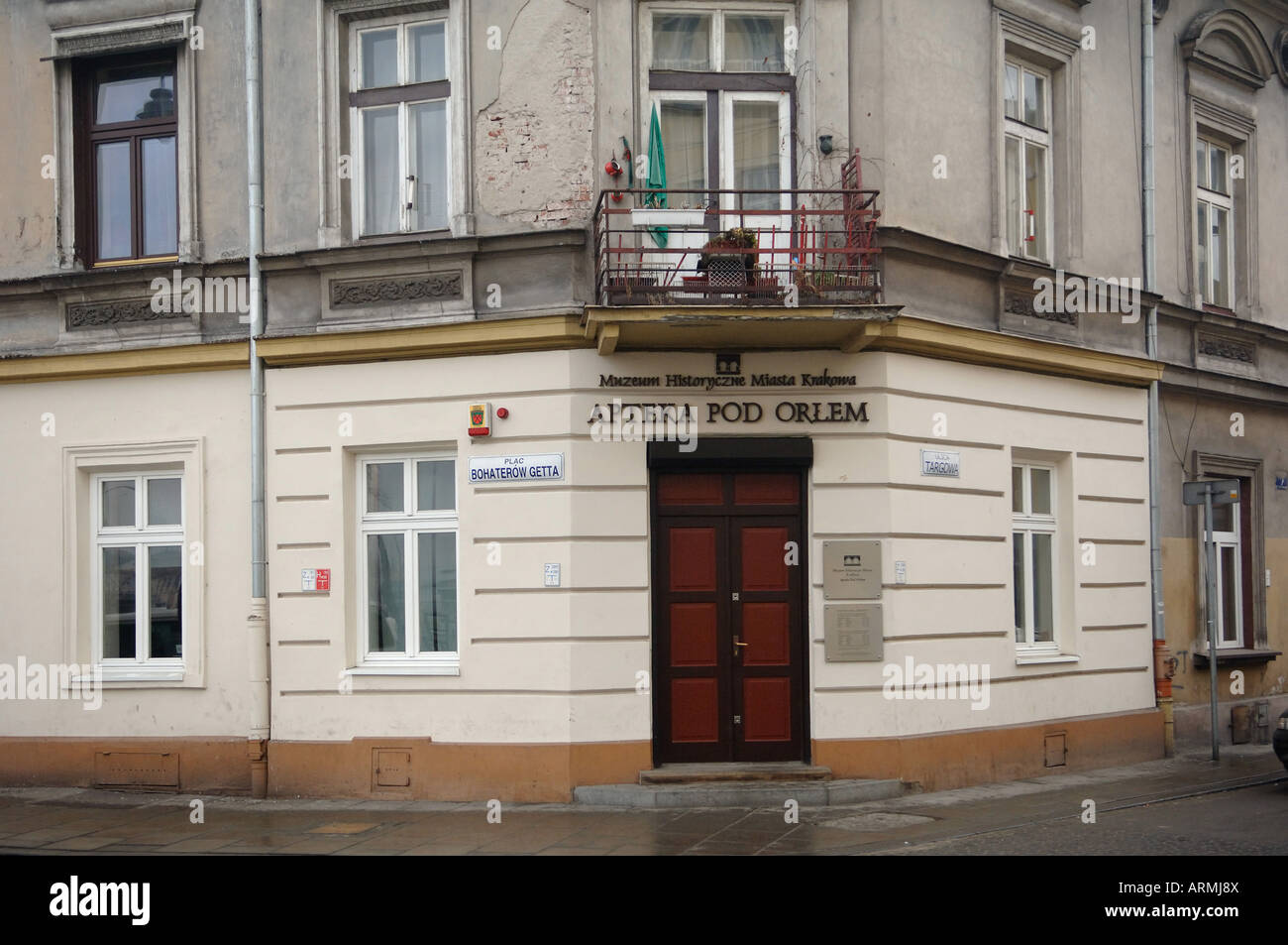 Eagle Pharmacy Bohaterow Getta Podgorze area Krakow Poland Stock Photo