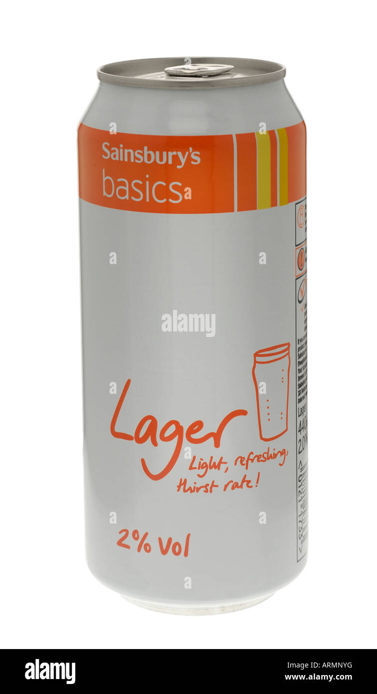 Cans of Cheap Supermarket Lager Stock Photo Alamy
