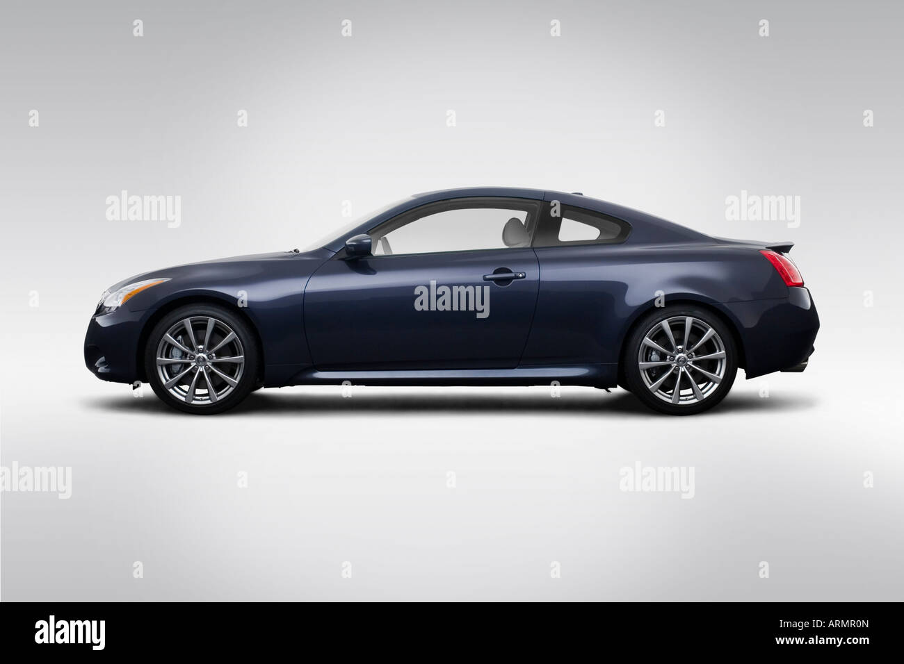 2008 Infiniti G Coupe G37 Sport in Blue Drivers Side Profile Stock