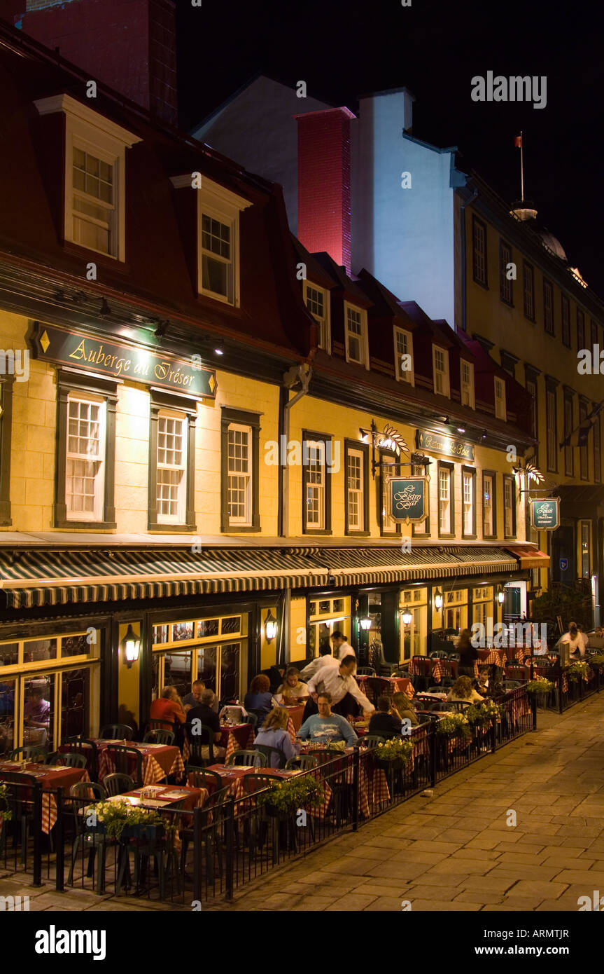 Outdoor restaurant on rue ste anne hires stock photography and images Alamy