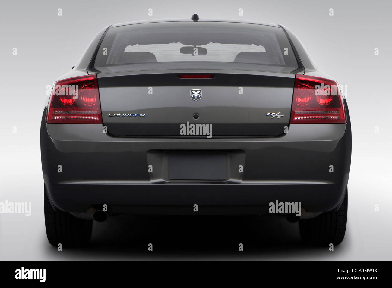 2008 Dodge Charger R/T in Gray - Low/Wide Rear Stock Photo - Alamy