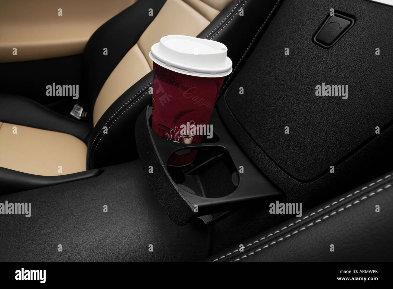2008 Pontiac Solstice in Gray Cup Holder with Prop Stock Photo Alamy