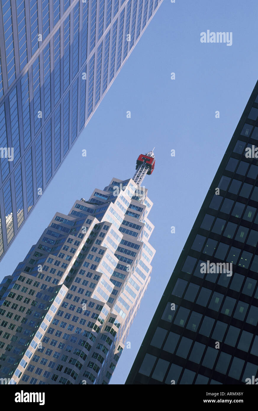 BCE bldg with office towers, Toronto, Ontario, Canada. Stock Photo