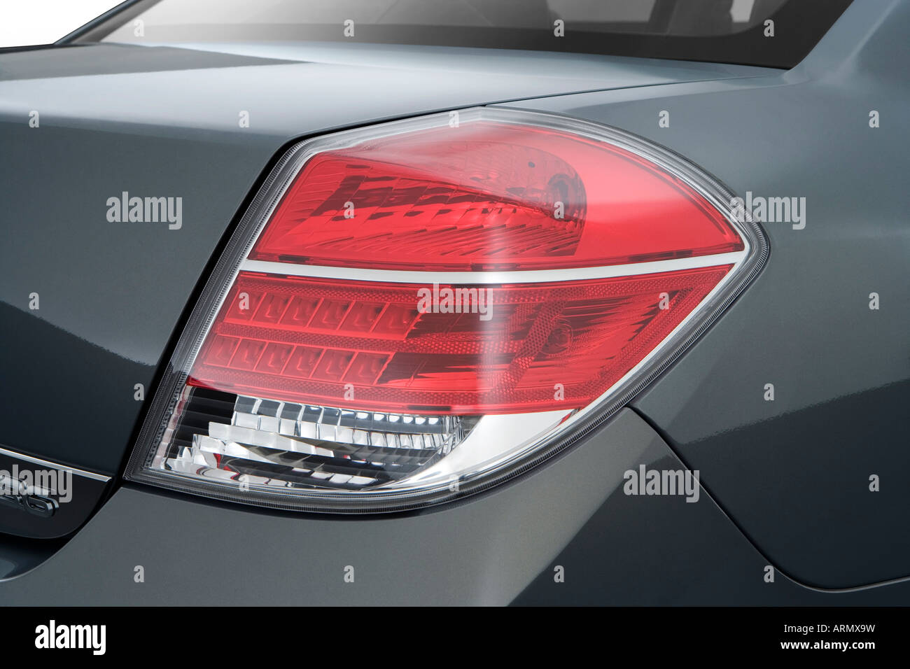 2008 Saturn Aura XR 3.6 in Gray Tail light Stock Photo Alamy