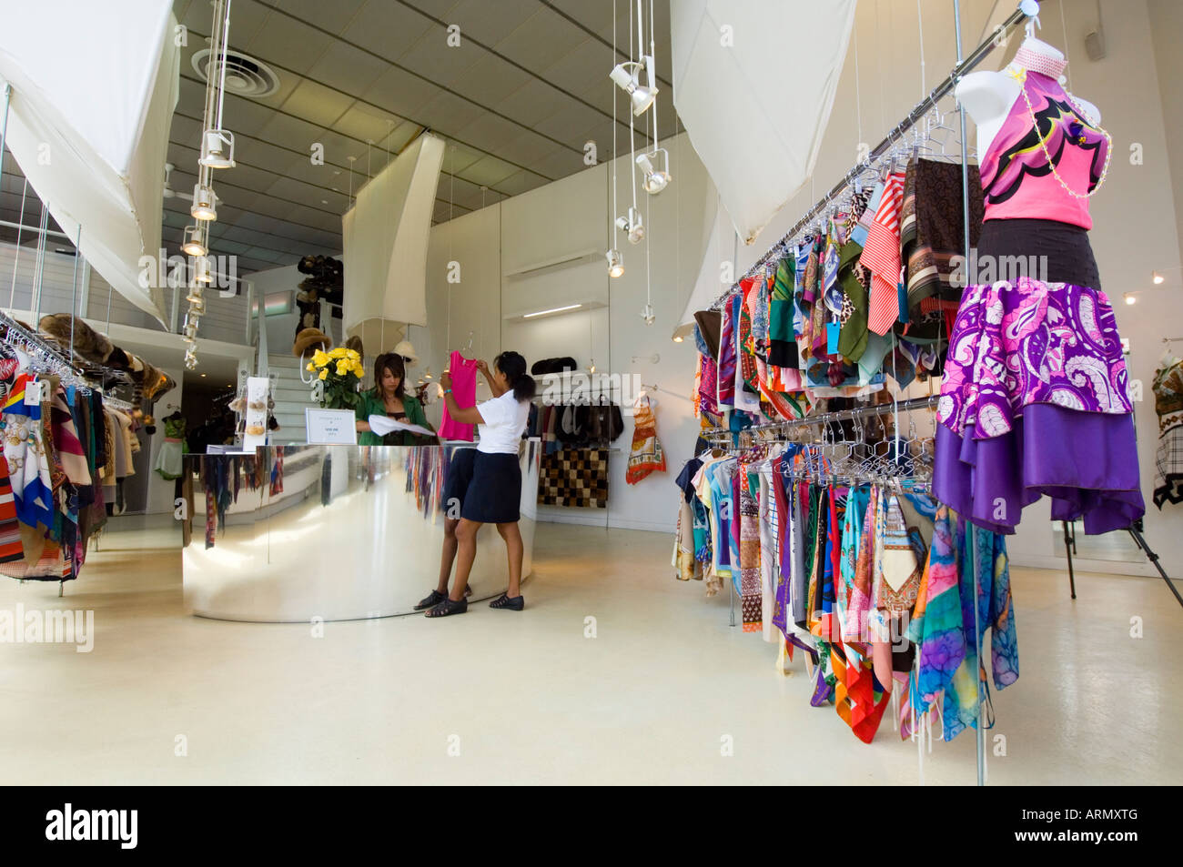 Fashion clothing in store display, Montreal, Quebec, Canada Stock Photo -  Alamy