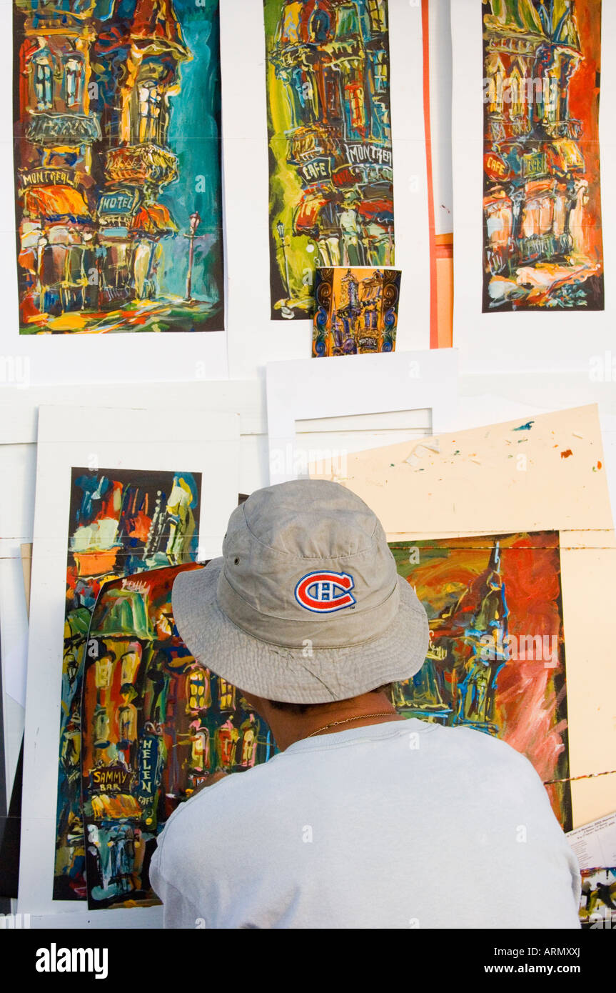Artists works in old montreal hires stock photography and images Alamy