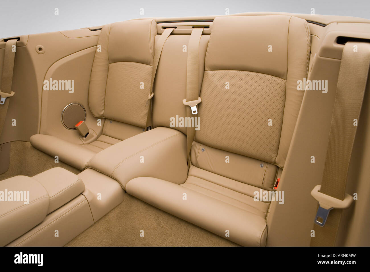 2008 Jaguar XK XK8 in Blue - Rear seats Stock Photo