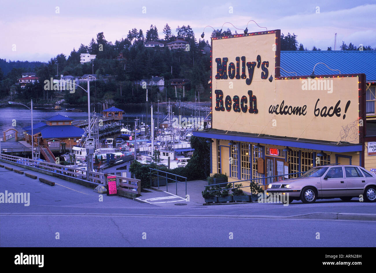 Molly's reach (Beachcomber's fame), Sechelt Peninsula, Gibsons, , Sunshine Coast, British Columbia, Canada. Stock Photo