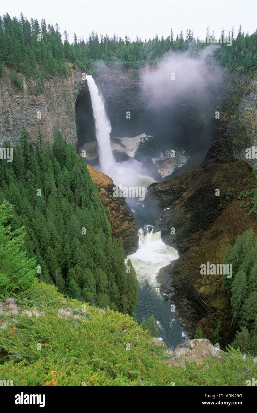 Wells Gray Provincial Park, Helmcken Falls, British Columbia, Canada. Stock Photo