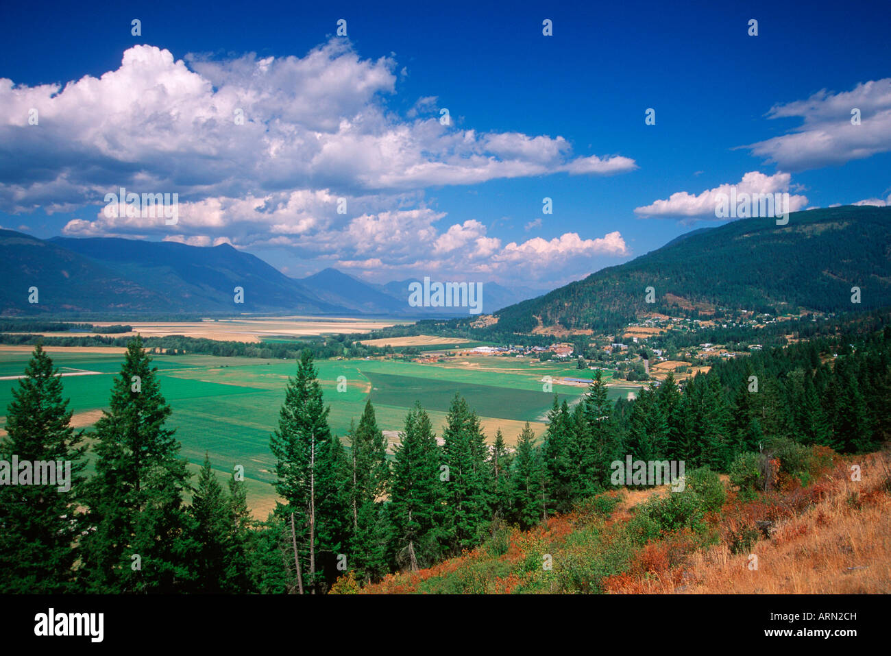 Creston Valley , Kootenays, British Columbia, Canada Stock Photo Alamy