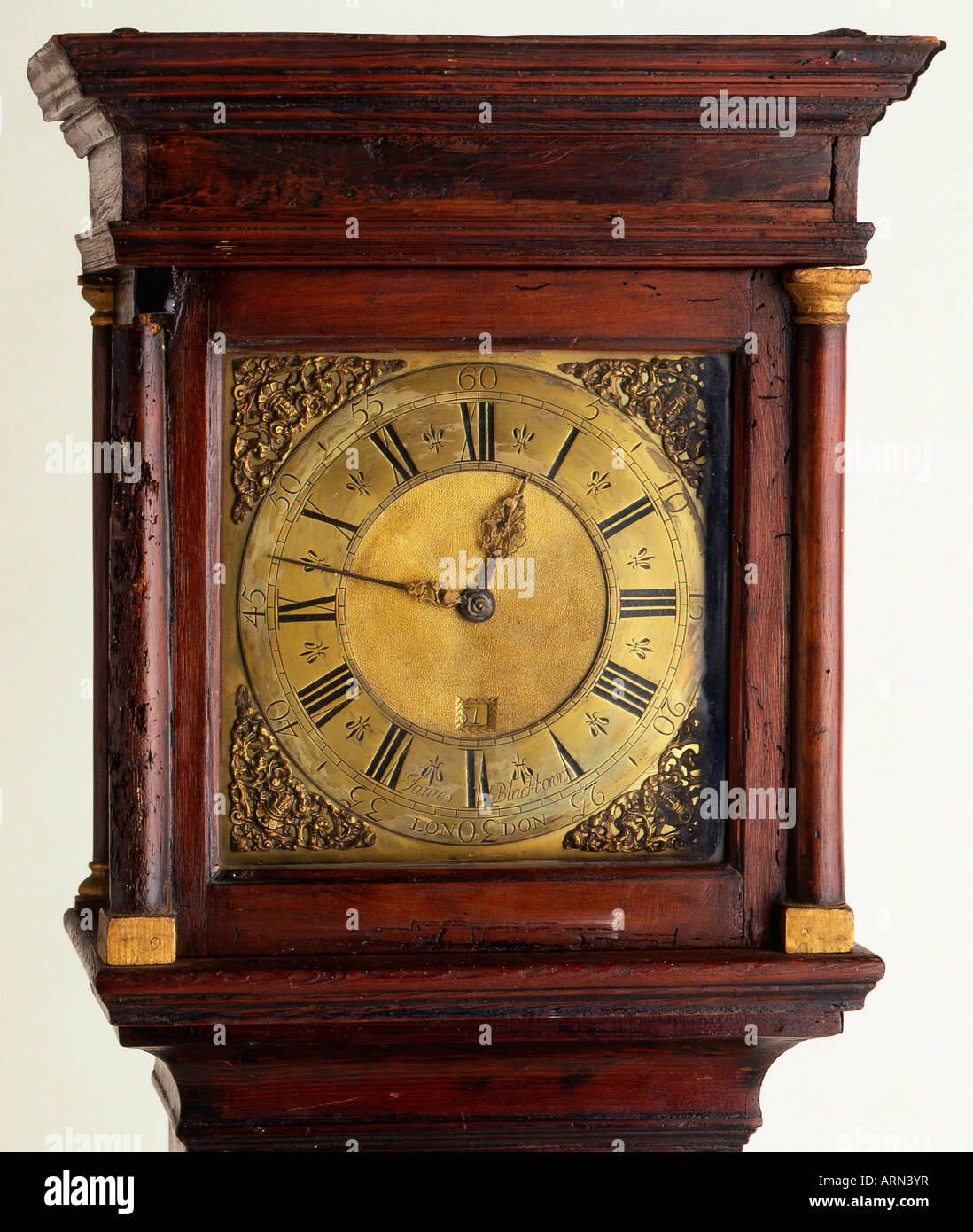 30 hour longcase clock by James Blackbarrow, circa 1735 Stock Photo Alamy
