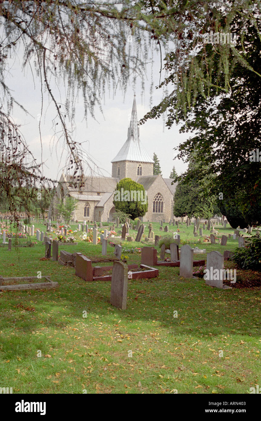 St Helens Church, Wheathampstead, Hertfordshire, UK Stock Photo