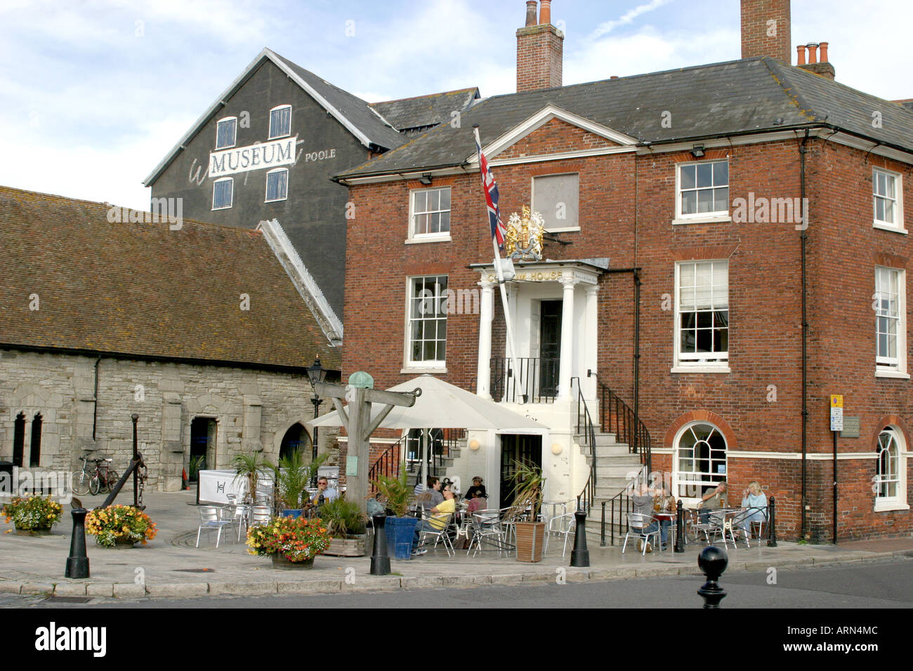 The Old Customs house in Poole, now a cafe bar. Stock Photo